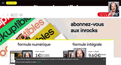 Desktop Screenshot of abonnement.lesinrocks.com